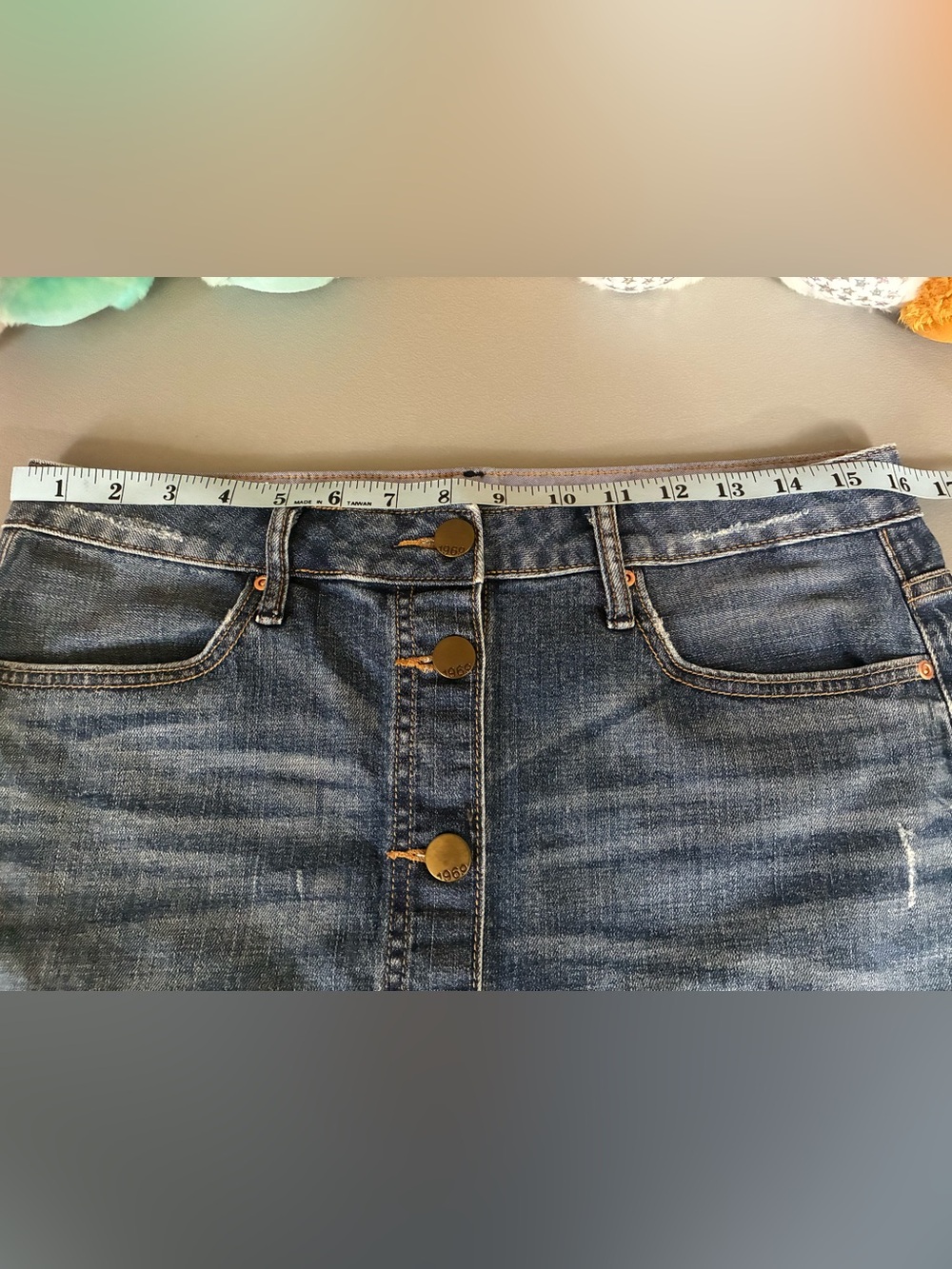 Gap 1969 Women’s Button Front Denim Skirt size 8 - Picture 8 of 8
